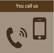 You call us